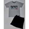 Dětské pyžamo - šedá/černá | NASA
