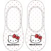 Dámské neviditelné ponožky - bílá/puntík| Hello Kitty