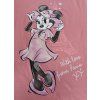 Dámské maxi triko na spaní - růžová | Minnie Mouse