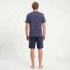 gianvaglia basic mens short sleeve pajamas 2505 (2)