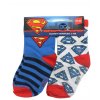 Kojenecké ponožky, 2pack - modrá/bílá | Superman