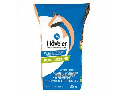 Pur.Luzerne 20 kg (Höveler)  vhodné pro koně vyhublé, bez zubů, ale i sportovní