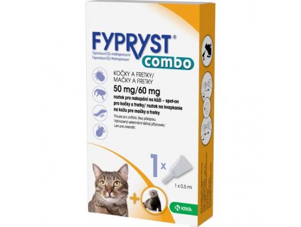 Fypryst Combo spot on Cat 50/60mg a,u,v, sol 1x0,5 ml