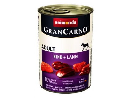 Animonda GRANCARNO konzerva ADULT hovězí/jehněčí