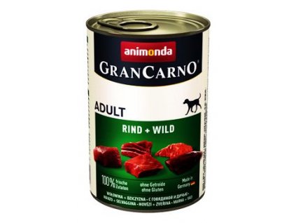 Animonda GRANCARNO konzerva ADULT hovězí/zvěřina 400g