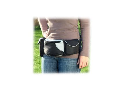 Ledvinka HIP BELT nylon Černá/Šedá 62-125cm TR 1ks