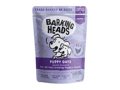 BARKING HEADS Puppy Days kapsička   300g