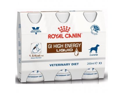 Royal Canin VD Dog liquidgI High Energy 3x0,2 l