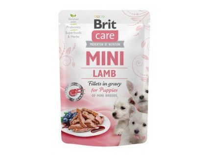 Brit Care Dog Mini Puppy Lamb fillets ingravy 85g