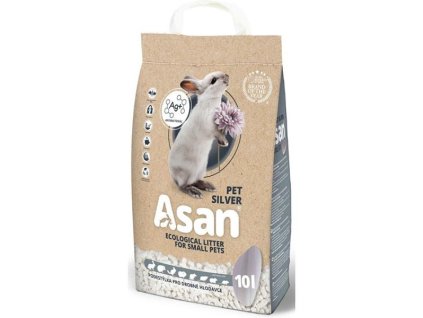 Podestýlka hlod. Asan Pet Silver 10l / 2kg