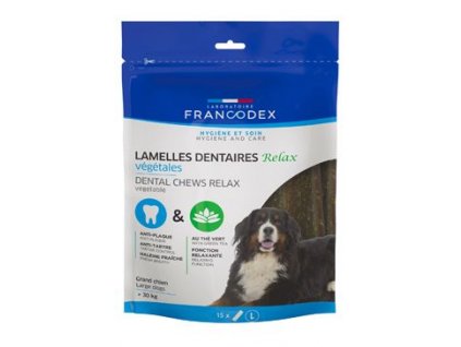 Francodex Relax žvýkací plátky pro psy 15ks