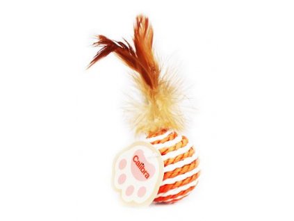 Calibra - hračka balónek s peříčky pro kočky