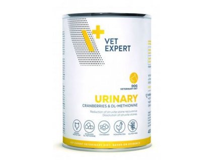 VetExpert VD 4T Urinary Dog konzerva 400g