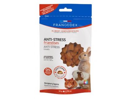 Francodex Pochoutka Anti-stress pro hlodavce 50g