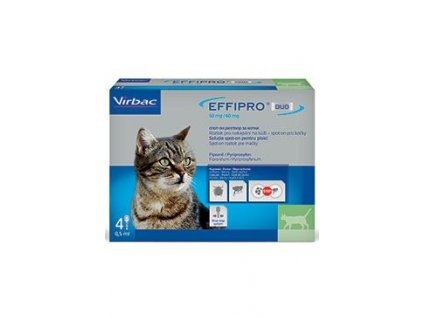 Effipro DUO Cat (1-6kg) 50/60 mg, 4x0,5ml