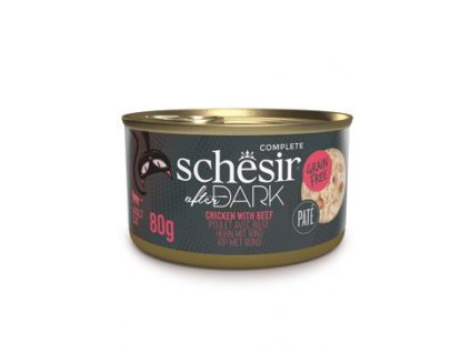 Schesir Cat konz. After Dark Paté kuře/hovězí 80g