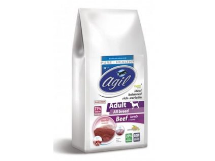 Agil Adult All Breed Lowgrain Beef,Lamb,Tuna 10kg