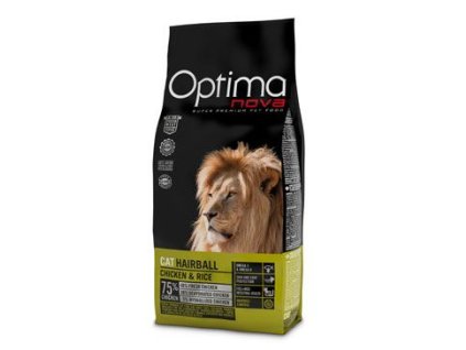 Optima Nova Cat Hairball Chicken&Rice 2kg