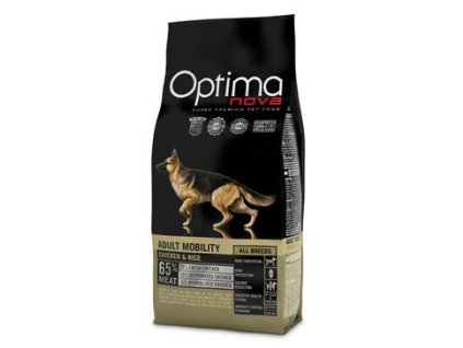 Optima Nova Dog Adult Mobility Chicken&Rice 12kg