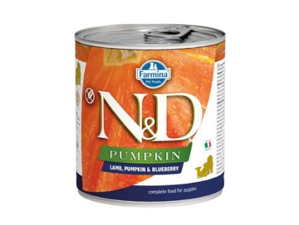 N&D DOG PUMPKIN Puppy Lamb & Blueberry 285g
