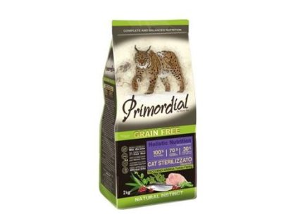 Primordial Cat GF Sterilizzato Turkey&Herring 2kg