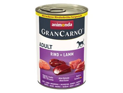 Animonda pes GRANCARNO konz. ADULT hovězí/jehněčí 400g
