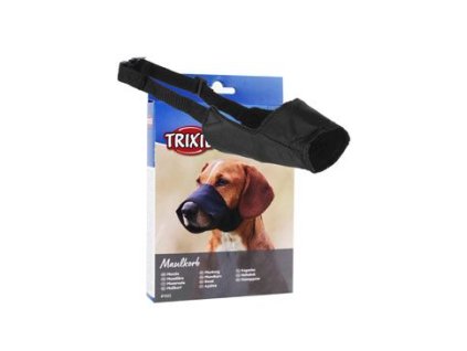 Náhubek fixační pes XXS 12cm/4,3cm černá TR