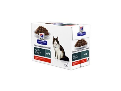 Hill's Fel. PD W/D Multi - Benefit kapsa 12x85g