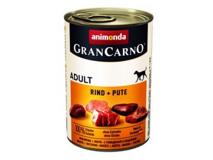 Animonda GRANCARNO konzerva ADULT hovězí/ krůta 400g