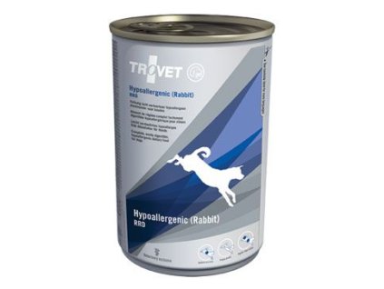 Trovet pes RRD Hypoallergenic konz. rabbit 400g