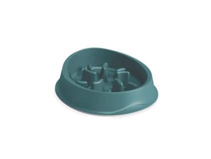 Miska proti hltání protiskluz SMART 0,5l zelená Zolux