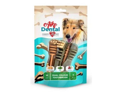 Dental Dual color toothbrush M 10cm 7ks