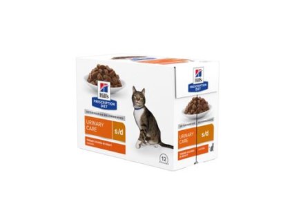 Hill's Fel. PD S/D Chicken kapsa 12x85g