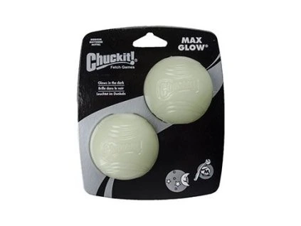 Hračka pes Chuckit Max Glow M 6cm/2ks