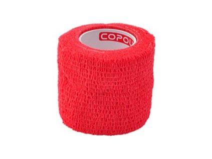 Obinadlo elast. CoPoly 5cm x 4,5m červená