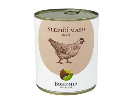 BOHEMIA MASO Slepičí ve vlastní šťávě 800g