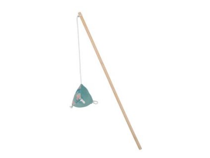 Hračka kočka udice ETHICAT LEAF pyramida catnip Zolux