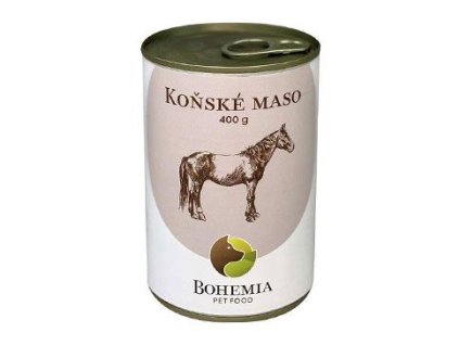 BOHEMIA MASO Koňské ve vlastní šťávě 400g