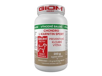 Giom S pes Chondro L-karnitin SPORT 200g plv