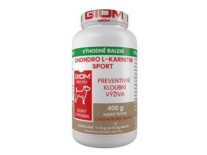 Giom S pes Chondro L-karnitin SPORT 400g plv