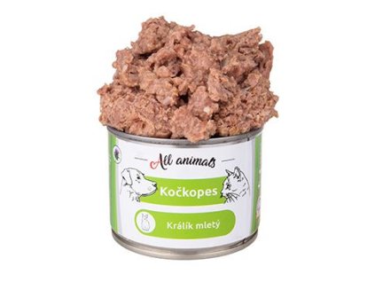 All Animals kočkopes konz. Králík mletý 200g