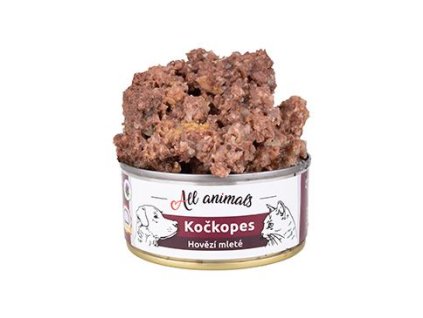All Animals kočkopes konz. Hovězí mleté 100g