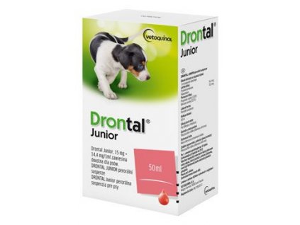 Drontal Junior susp 50ml+aplikátor