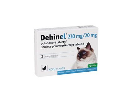 Dehinel pro kočky, 230+20mg 1x2tbl