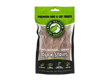 Pochoutka vzduchem sušené kachní plátky 100g Kiwi