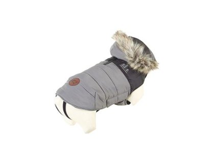Obleček bunda pro psy NEW MOUNTAIN šedá 30cm Zolux
