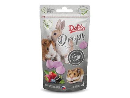 Dafiko drops pro hlodavce lesní směs 75g