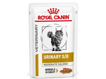 Royal Canin VD Cat kapsička Urinary S/O Moderate Calorie 12x80g