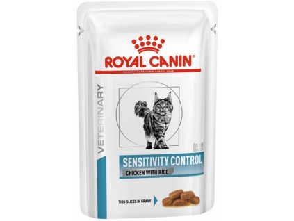 Royal Canin VD Cat kapsička Sensit, chicken 12x80g