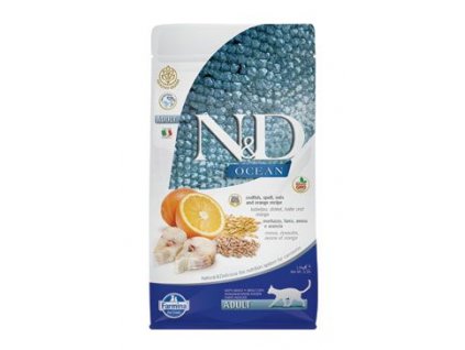 N&D OCEAN CAT LG Adult Codfish & Orange